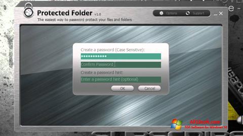 截图 Protected Folder Windows 10