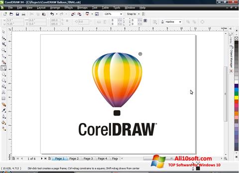 截图 CorelDRAW Windows 10