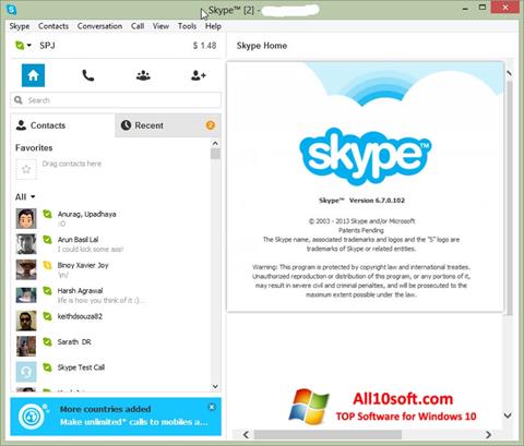 截图 Skype Setup Full Windows 10