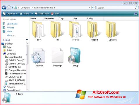 截图 Windows 7 USB DVD Download Tool Windows 10