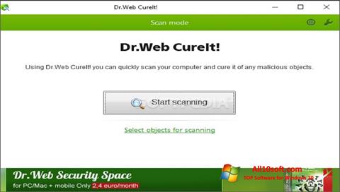 截图 Dr.Web CureIt Windows 10