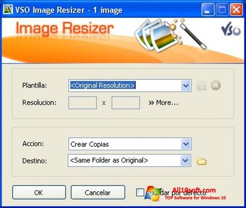 截图 VSO Image Resizer Windows 10