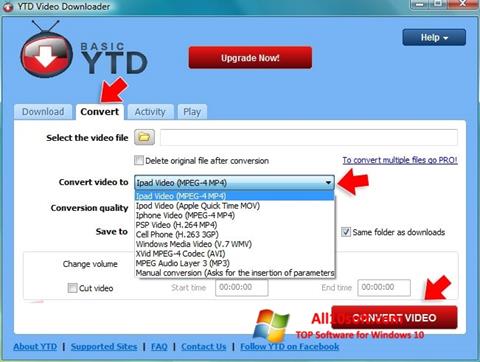 截图 YTD Video Downloader Windows 10