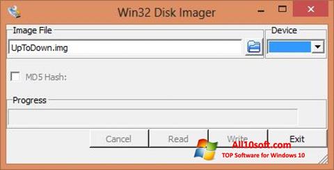截图 Win32 Disk Imager Windows 10