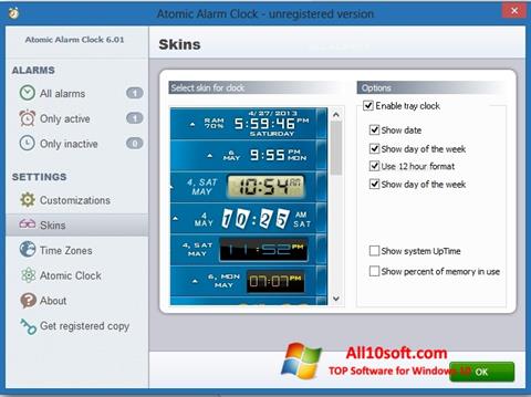 截图 Atomic Alarm Clock Windows 10