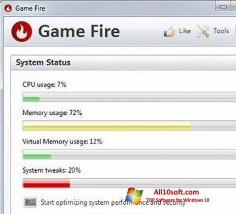 截图 Game Fire Windows 10