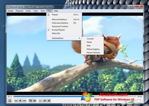 截图 VLC Media Player Windows 10