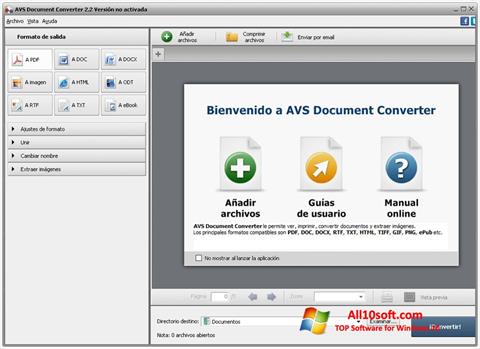 截图 AVS Document Converter Windows 10