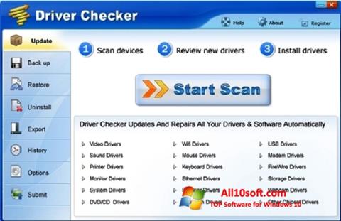 截图 Driver Checker Windows 10