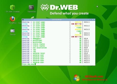 截图 Dr.Web LiveCD Windows 10