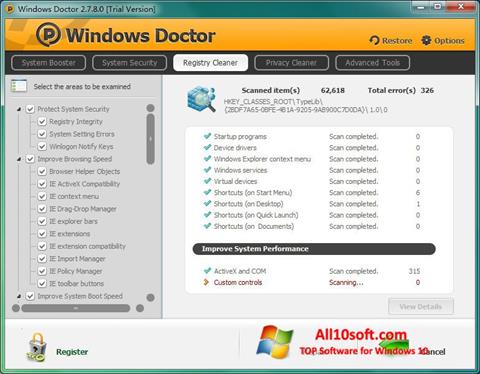 截图 Windows Doctor Windows 10