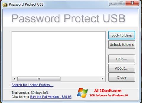 截图 Password Protect USB Windows 10